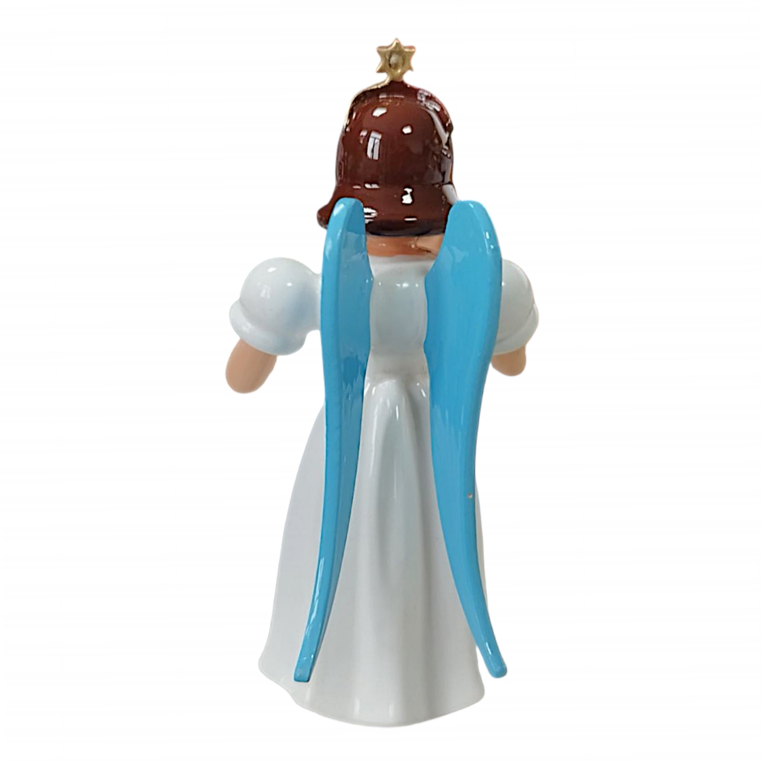 Blank Faltenlangrockengel mit Bäumchen und Preciosa-Kristallen, farbig