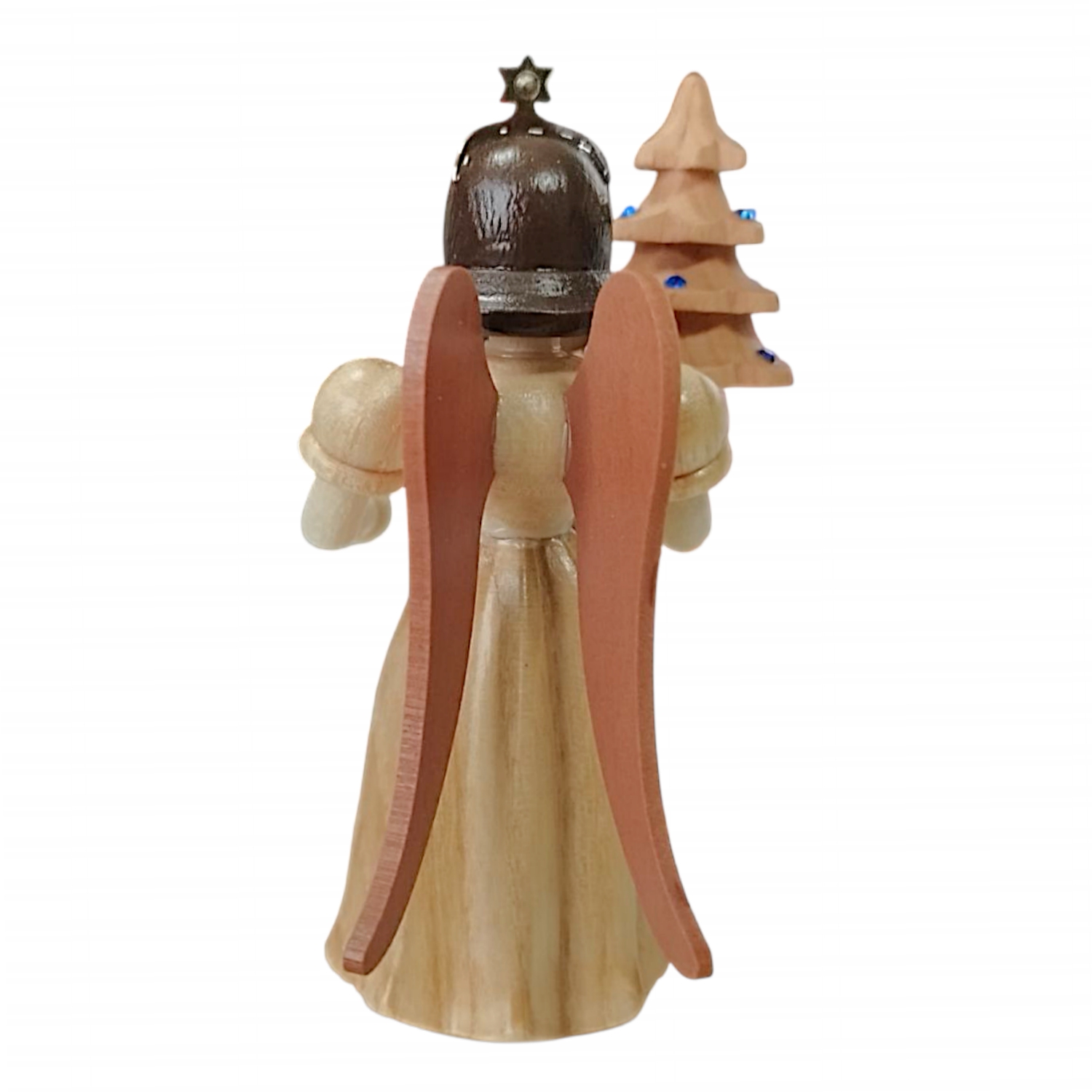 Blank Faltenlangrockengel mit Bäumchen und Preciosa-Kristallen