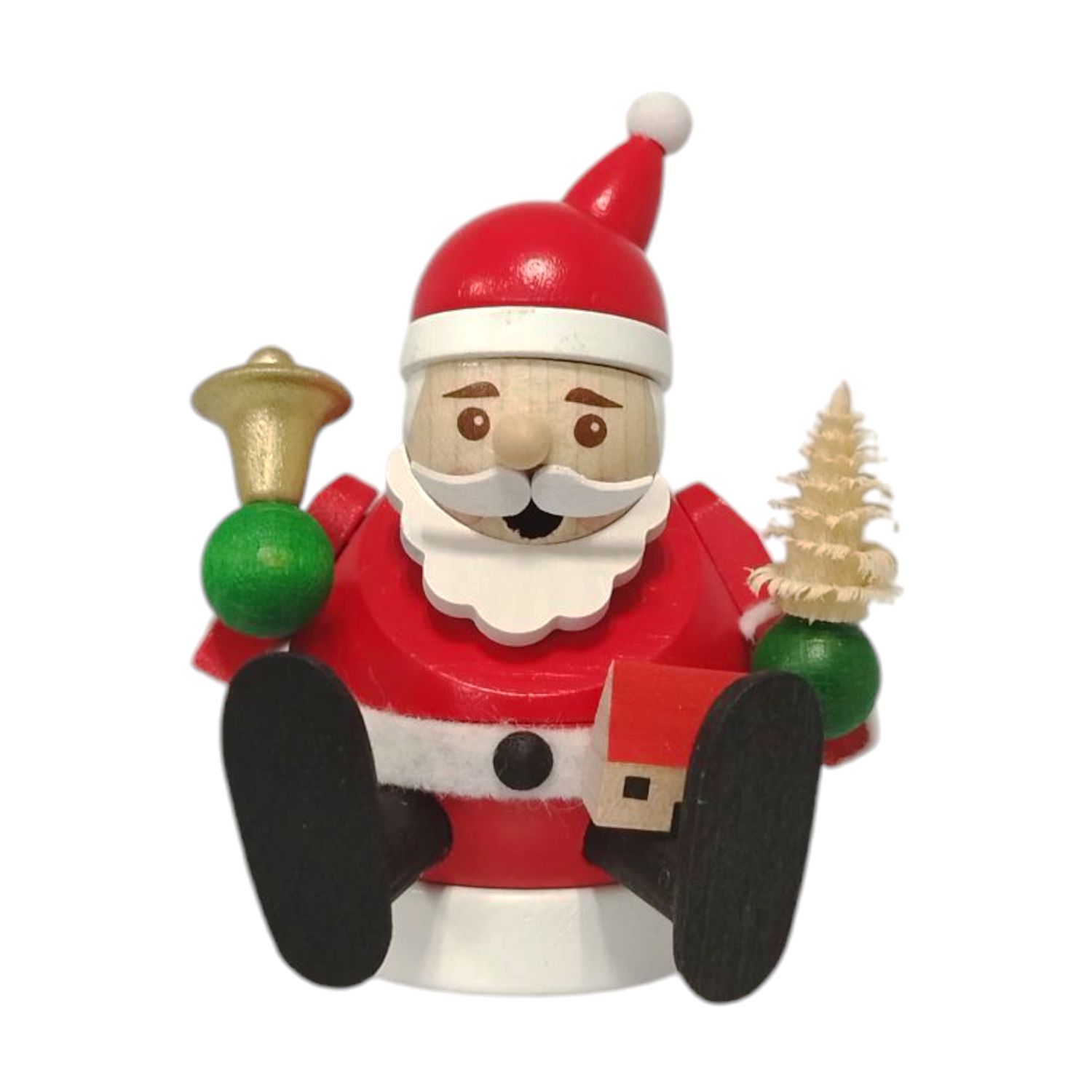 Minikugelräuchermann Weihnachtsmann