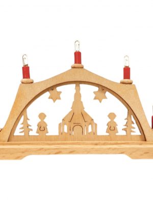 Mini-Schwibbogen Kirche, elektrisch
