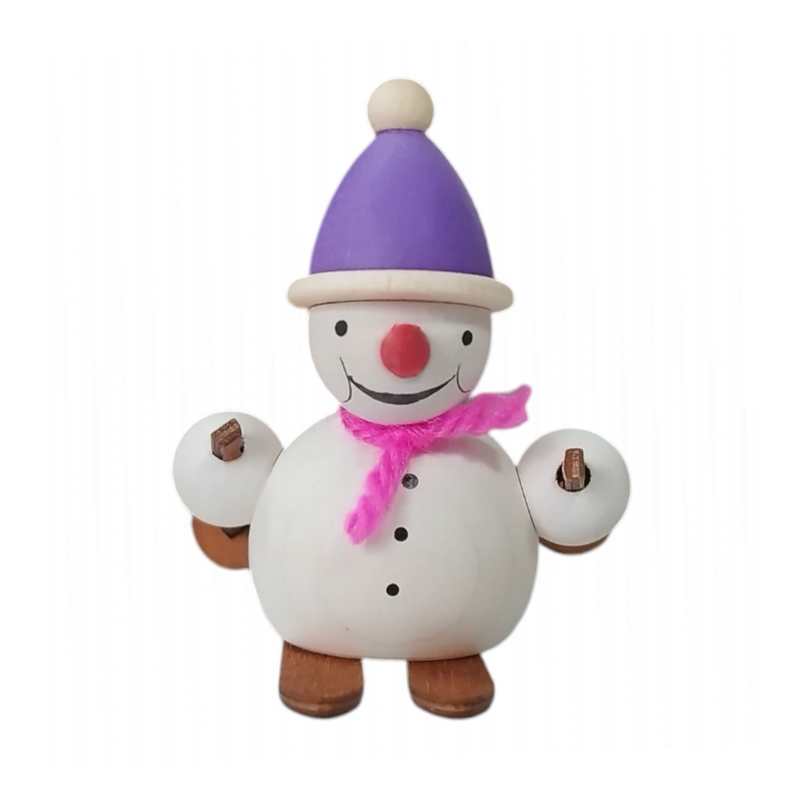 Schneemann mit Ski