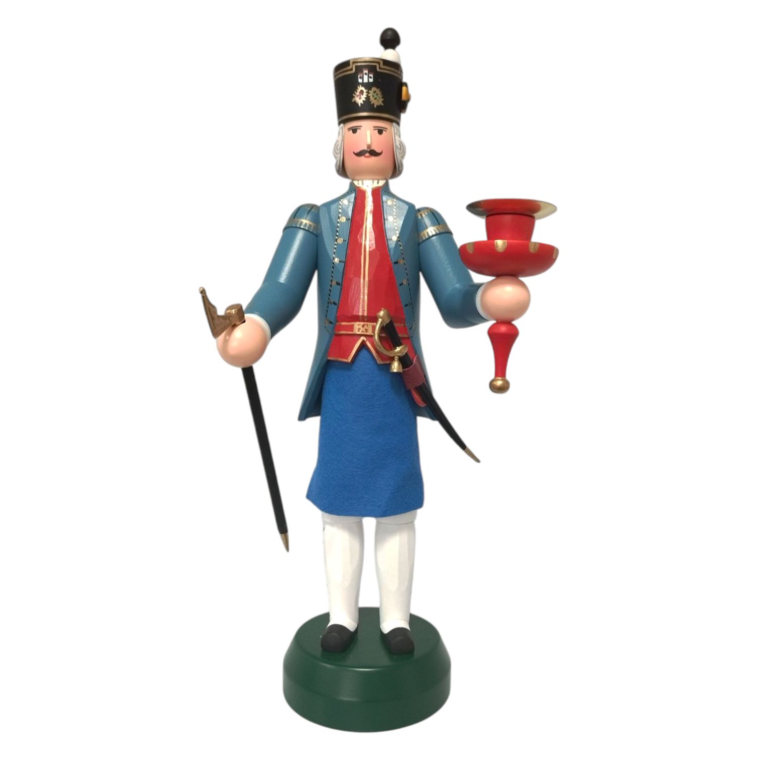 Kerzenhalter Bergmann Blaufarbenwerksinspektor