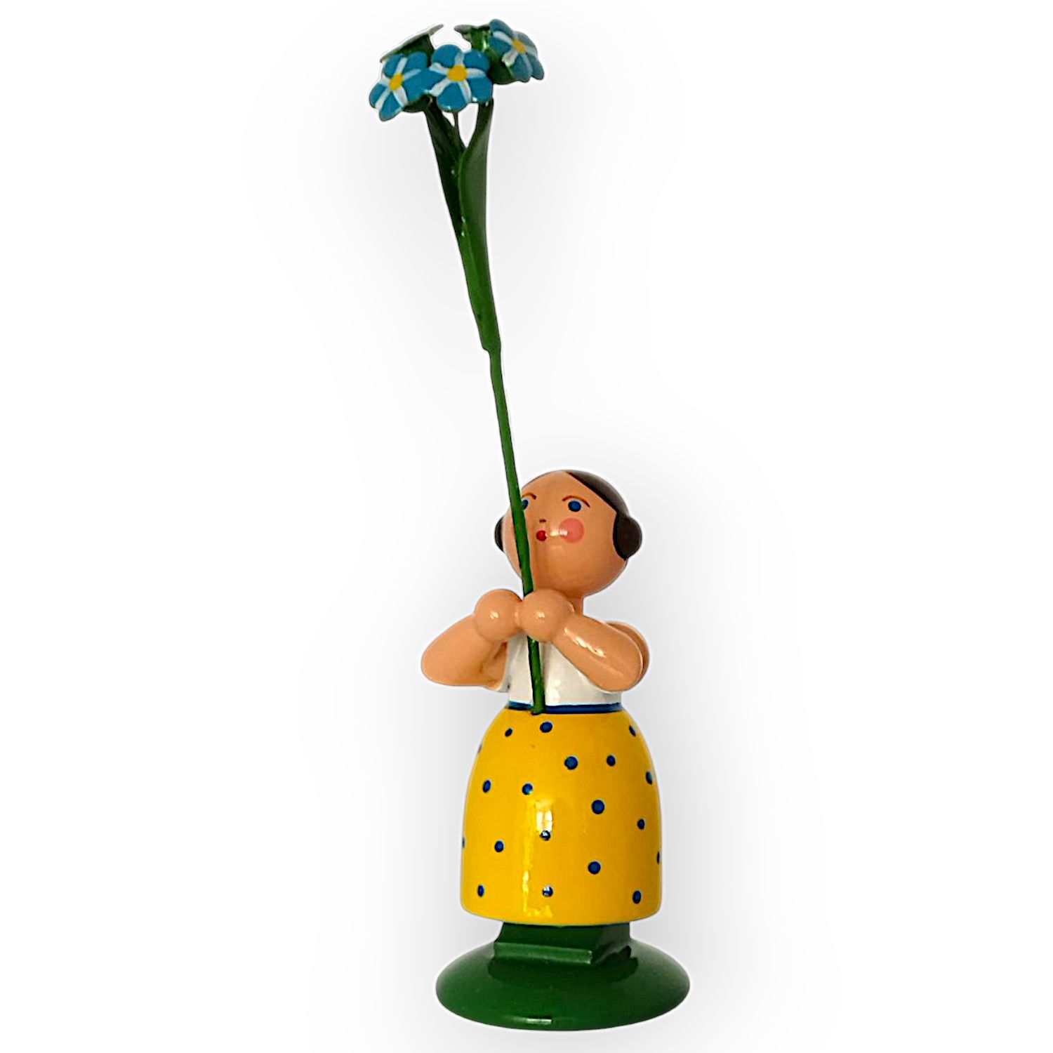 Blumenkind Mädchen mit Vergissmeinnicht