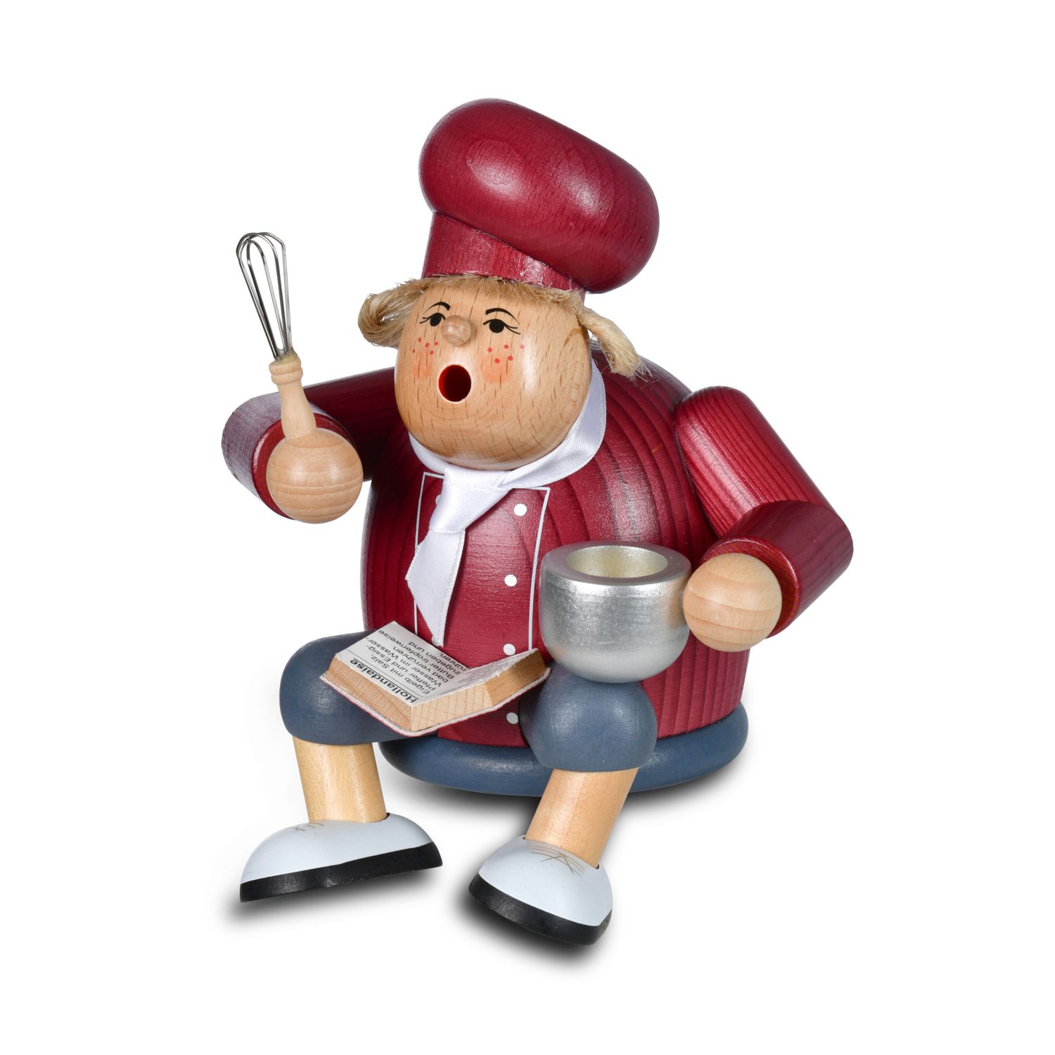 Kantenhocker Räucherfigur Küchenchefin
