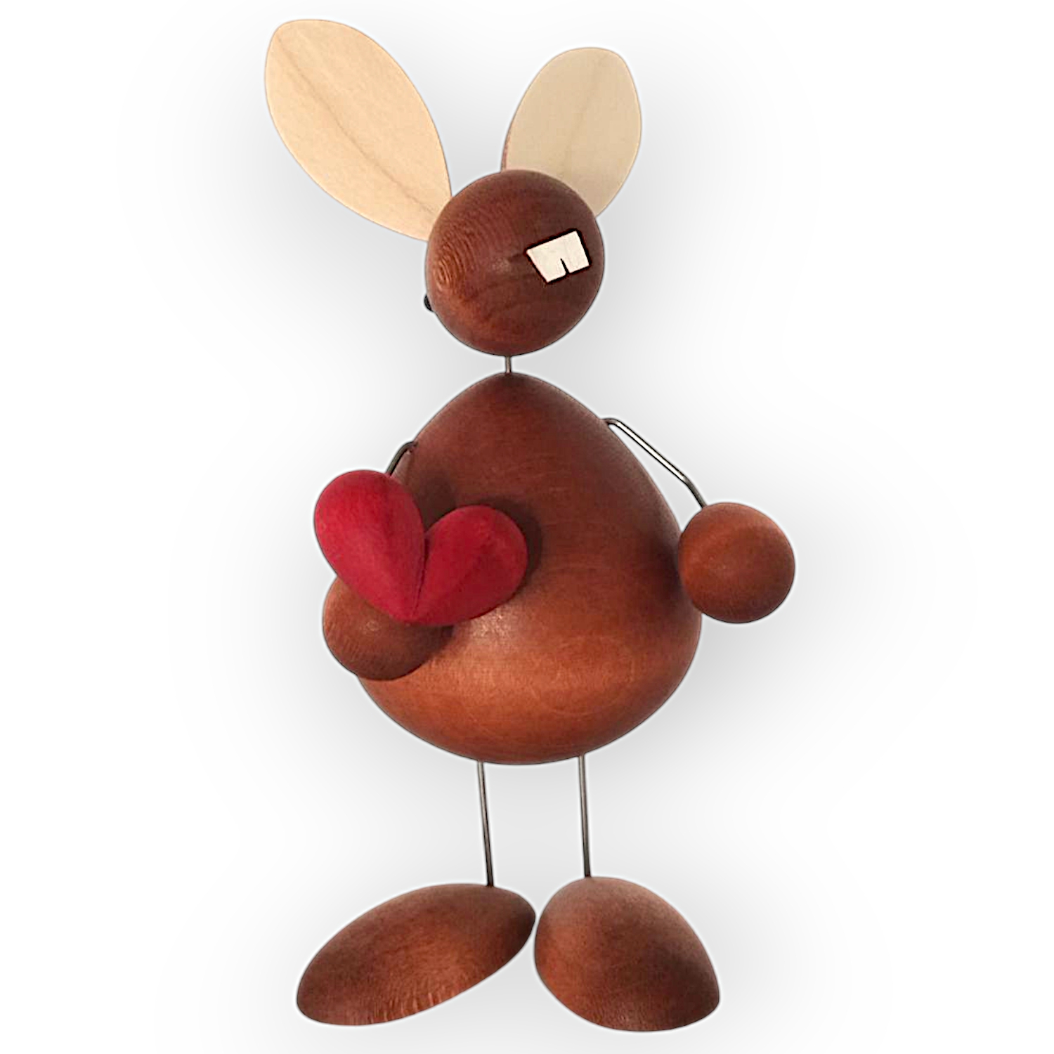 Figur Osterhasenmann mit Herz