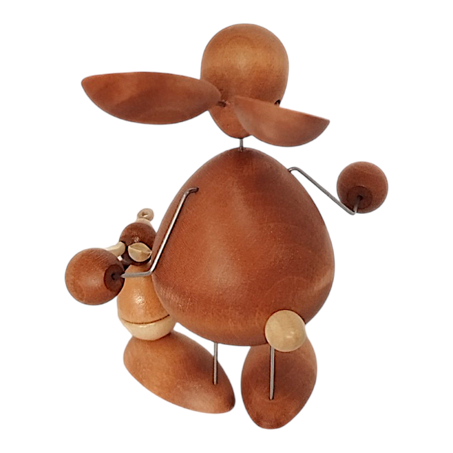 Figur Hasenmann mit Kind