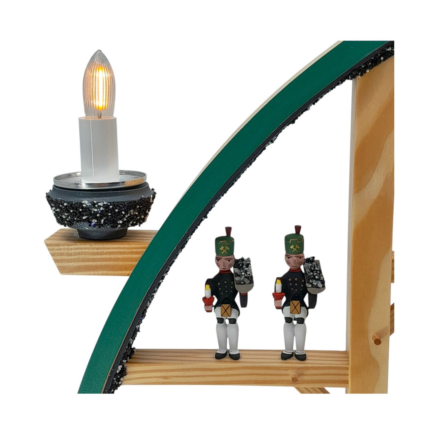 Schwibbogen Hauer mit Karre