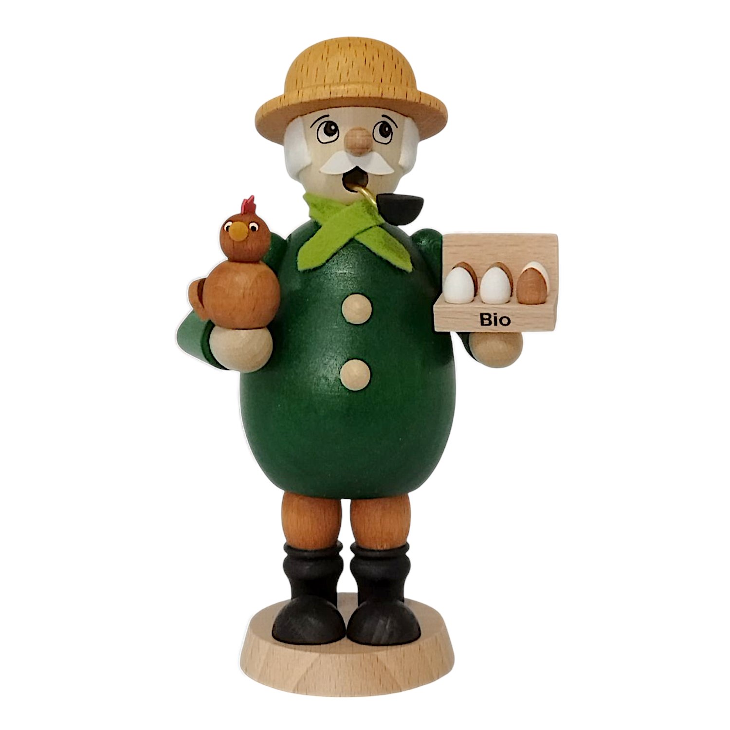 Räuchermann Bauer, farbig