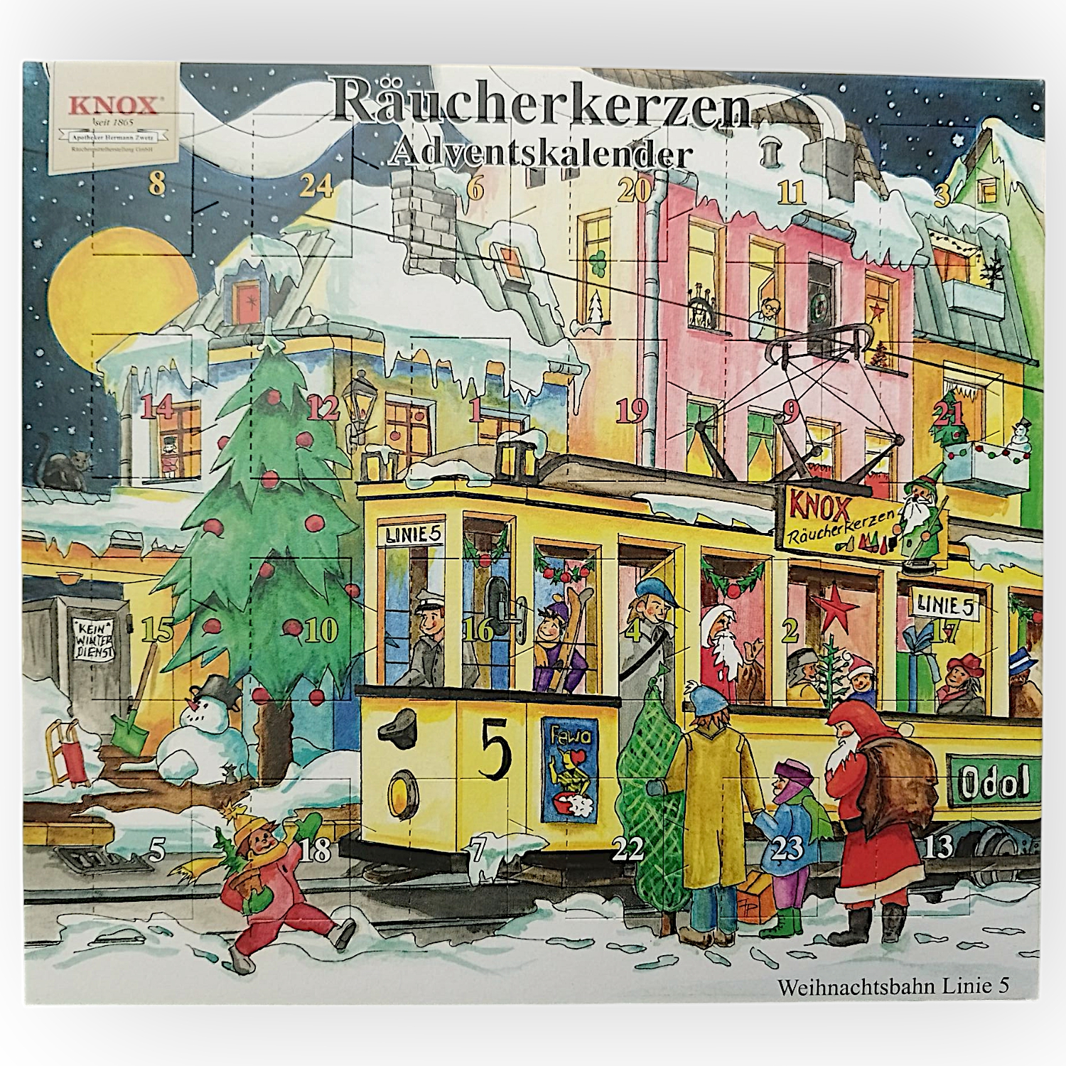 Knox Räucherkerzen Adventskalender 2025