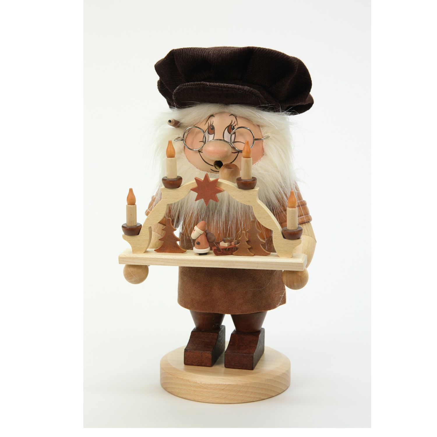 Räucherfigur Wichtel Schwibbogenbauer