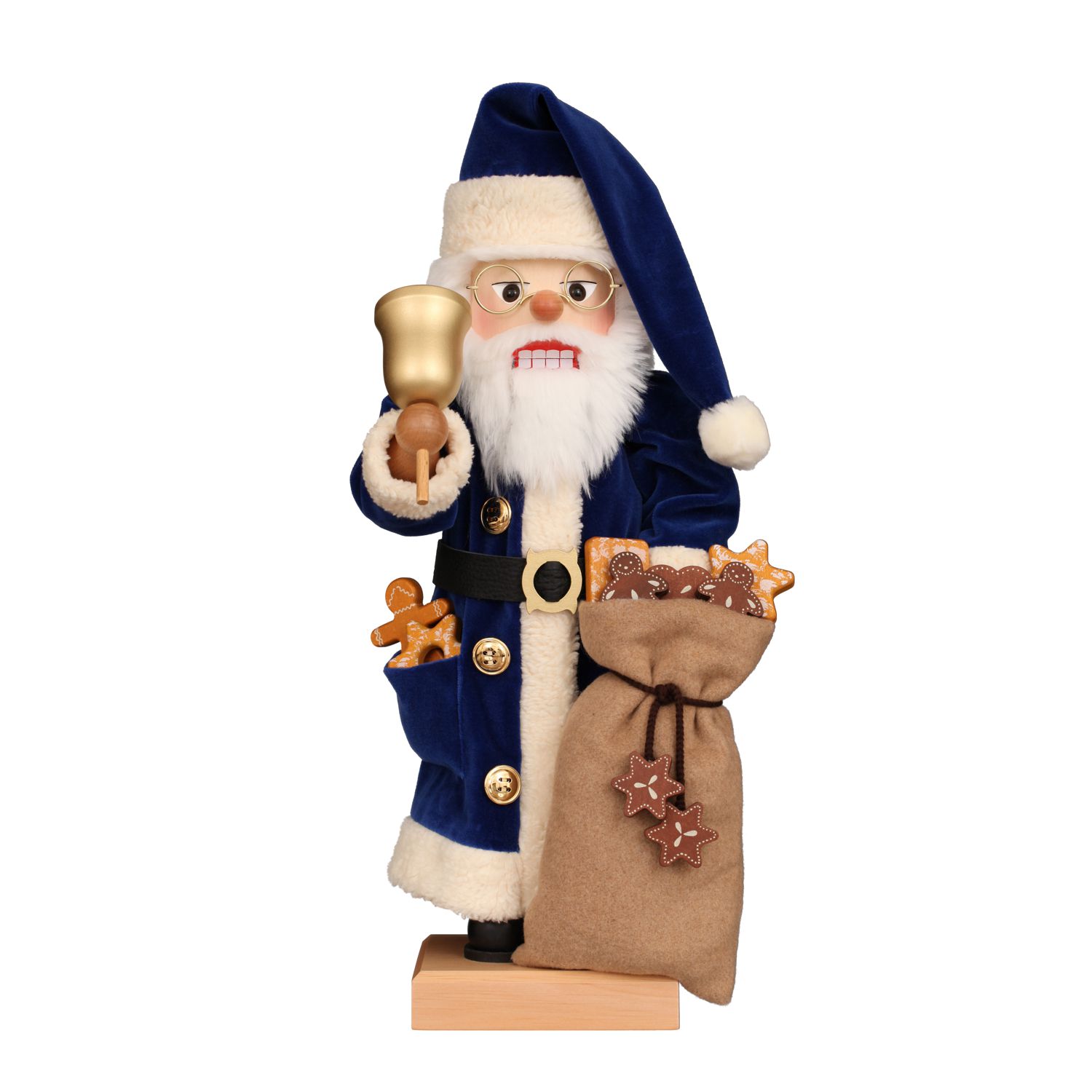 Nussknacker Weihnachtsmann mit Lebkuchen