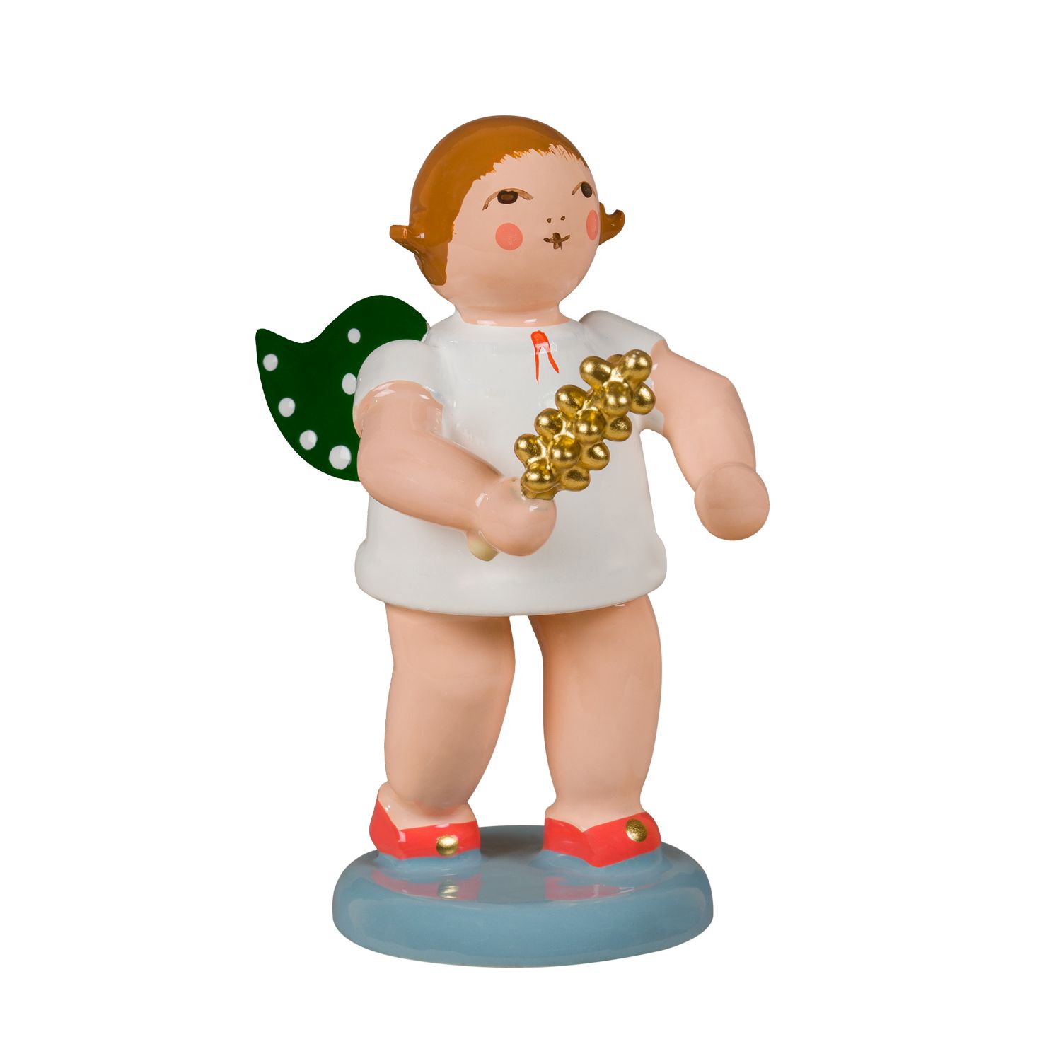 Engel mit Schellenstab, ohne Krone