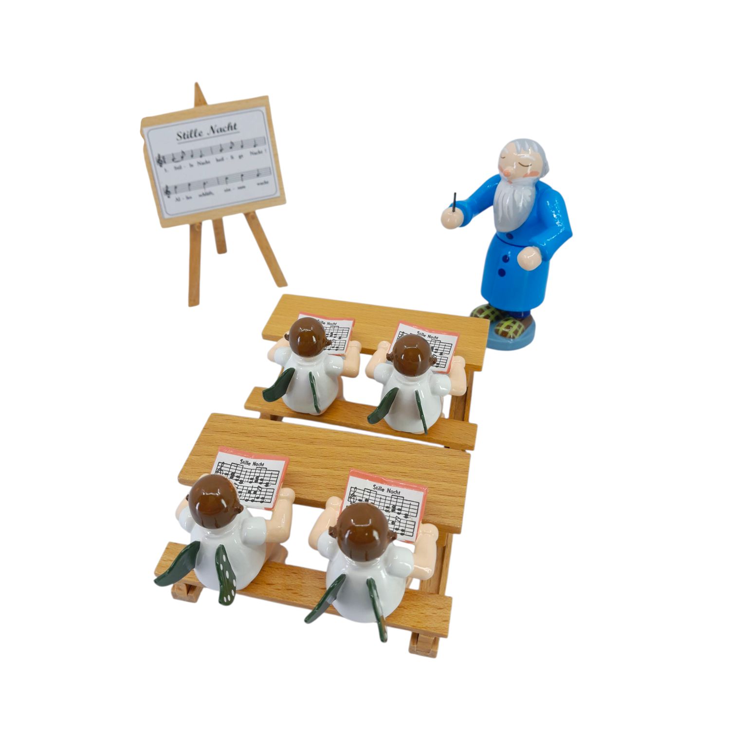 Petrus und Engelschule ohne Krone - 2 Bänke – Bild 2