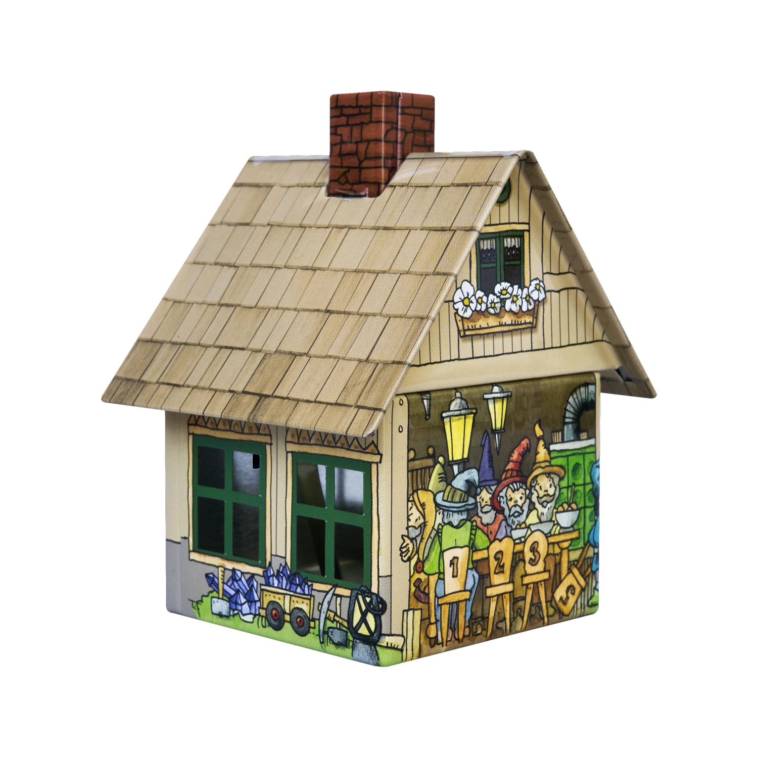 Crottendorfer Räucherhäuschen Sieben Zwerge