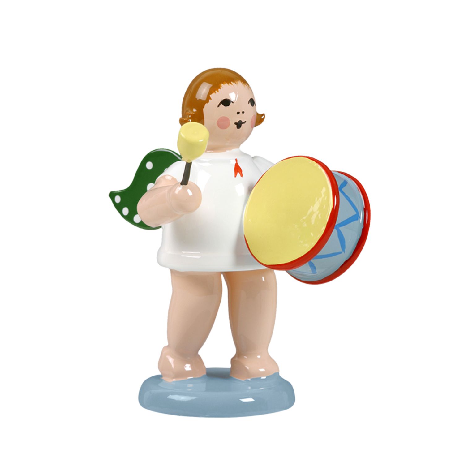 Engel mit großer Trommel ohne Krone