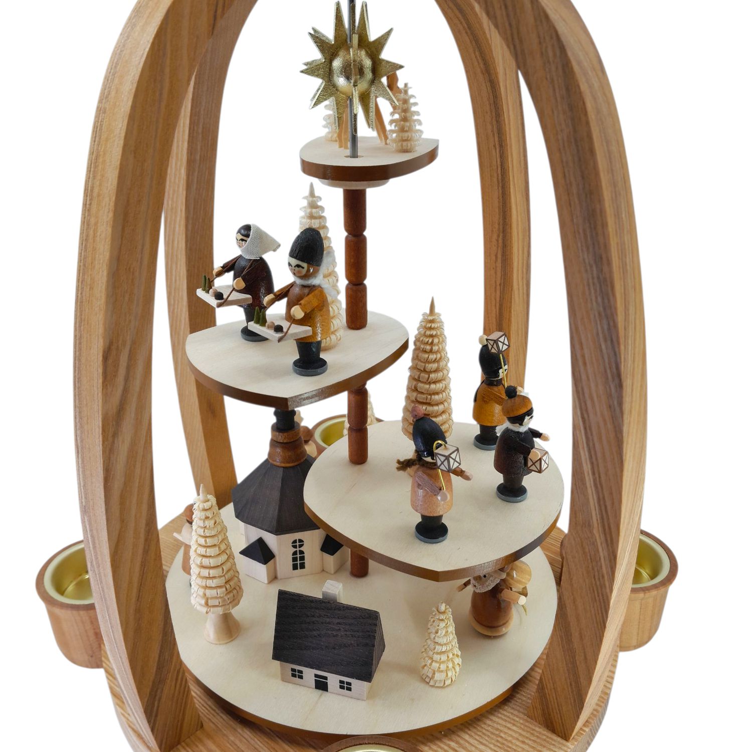 Pyramide Seiffener Motive, natur – Bild 2