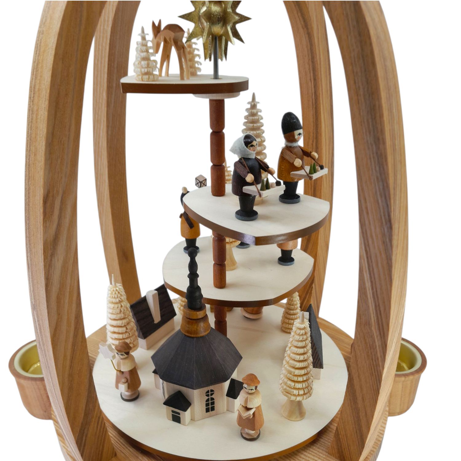 Pyramide Seiffener Motive, natur – Bild 5