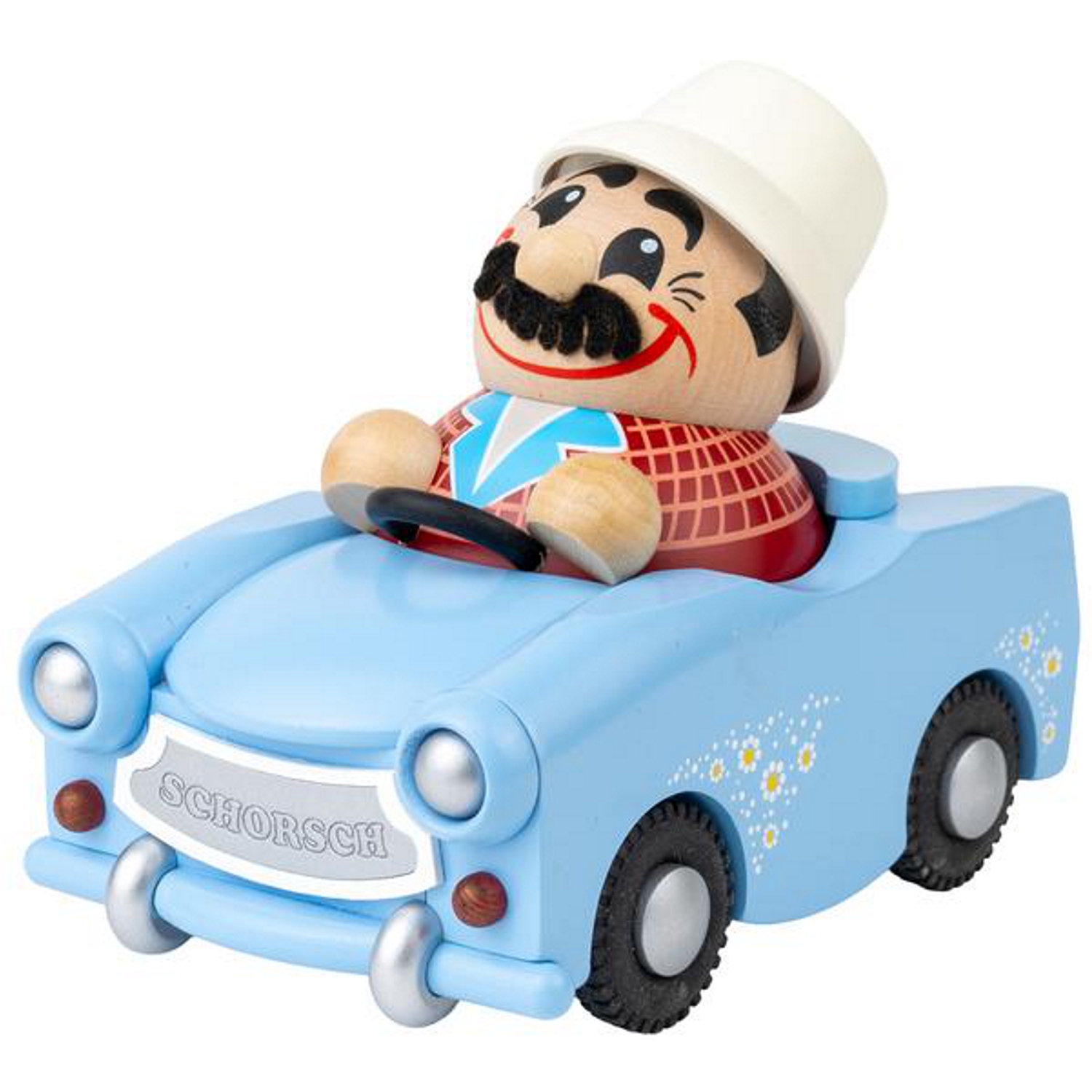 Kugelräucherfigur Udo im Trabi **limitiert 2026**