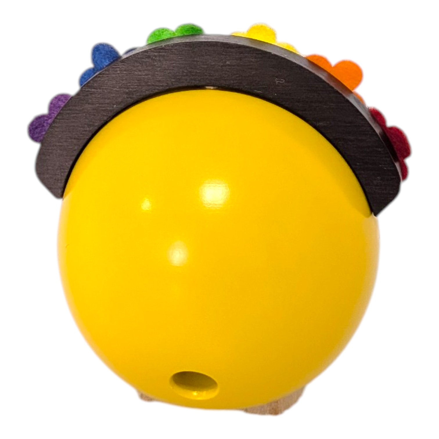 Räuchermann Emotionsfigur Lou unterm Regenbogen
