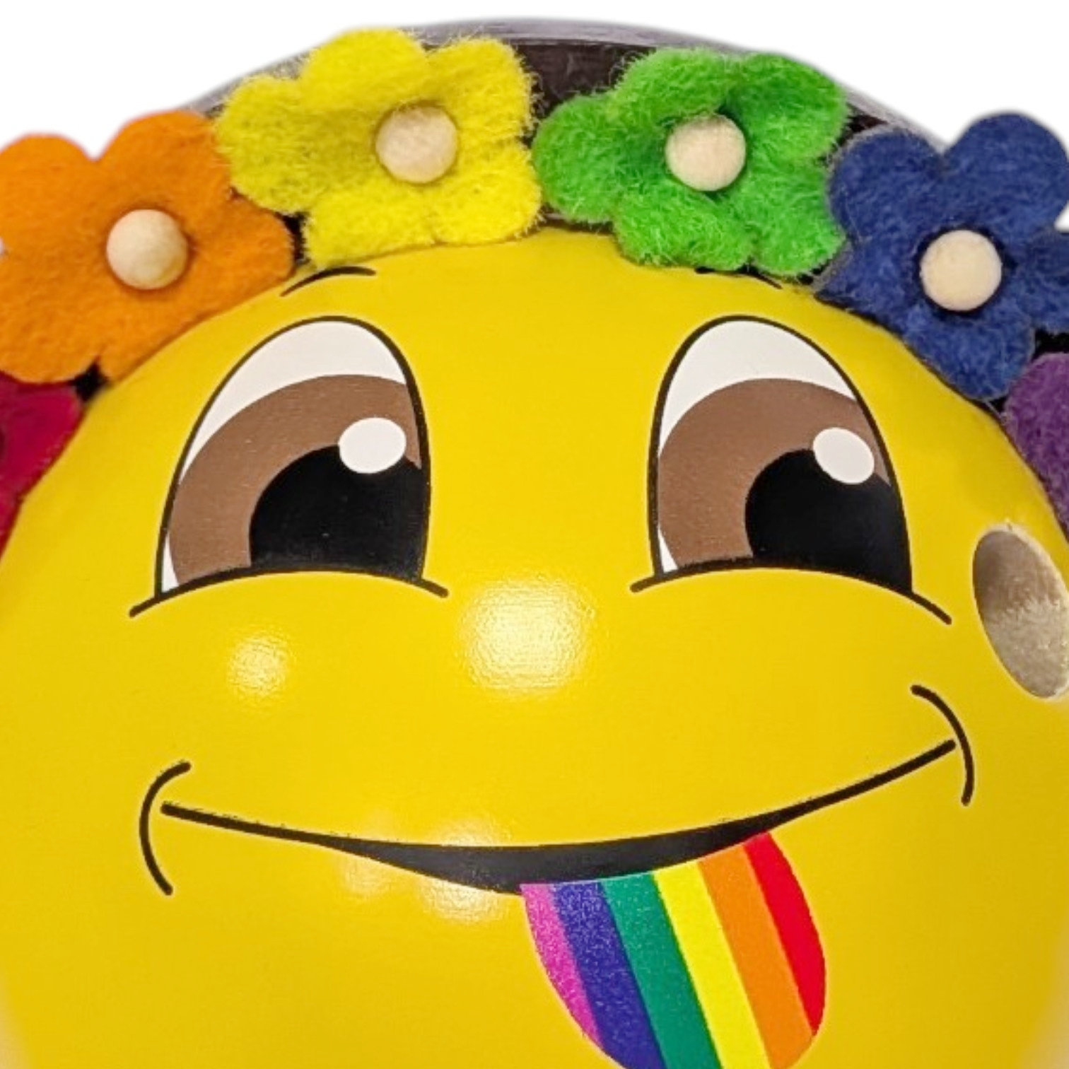 Räuchermann Emotionsfigur Lou unterm Regenbogen