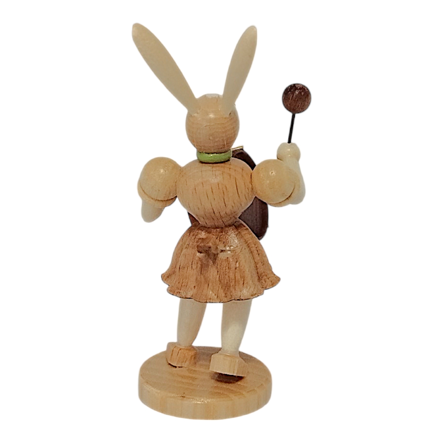 Blank Osterhase mit Pauke, natur