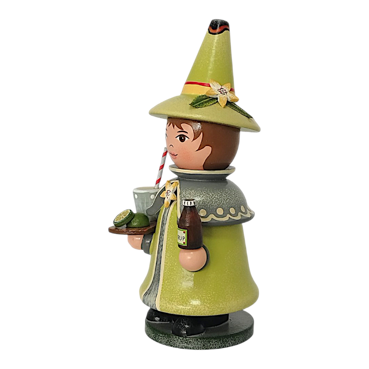 Räuchermann Wichtel Limette