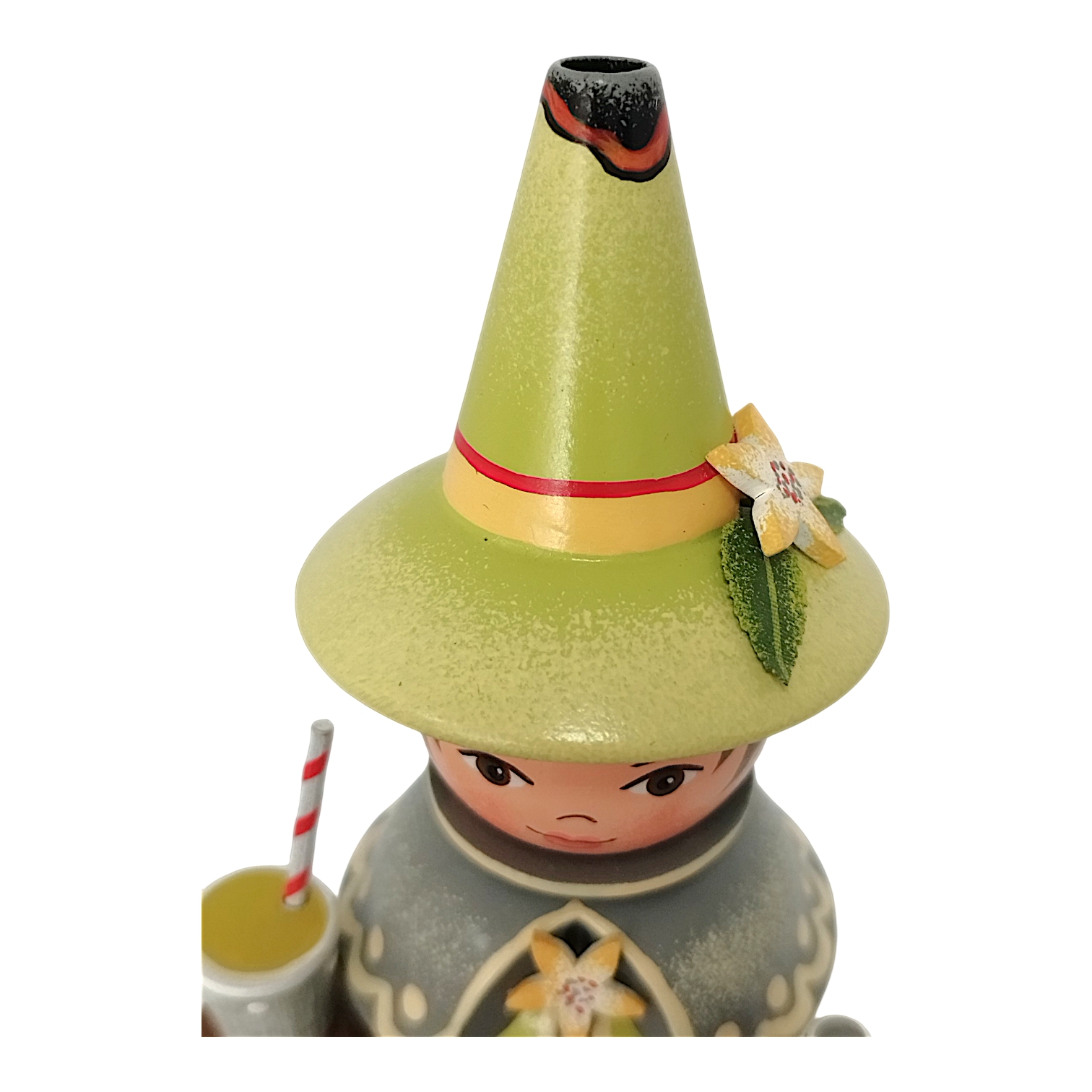 Räuchermann Wichtel Limette