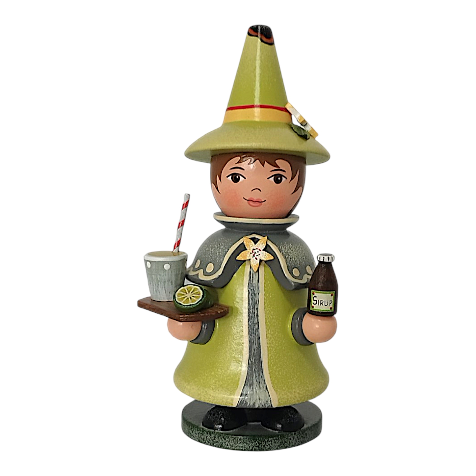 Räuchermann Wichtel Limette