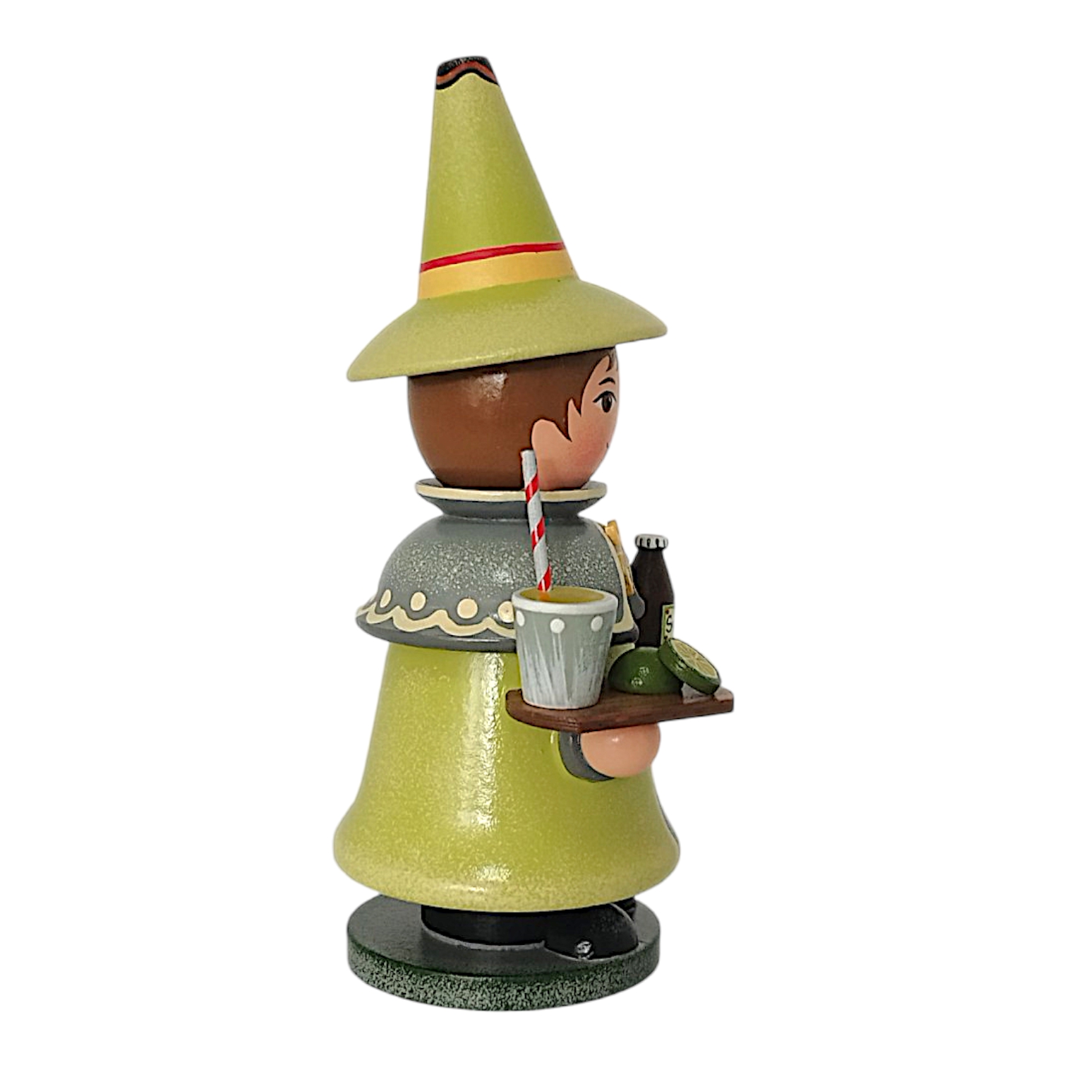 Räuchermann Wichtel Limette