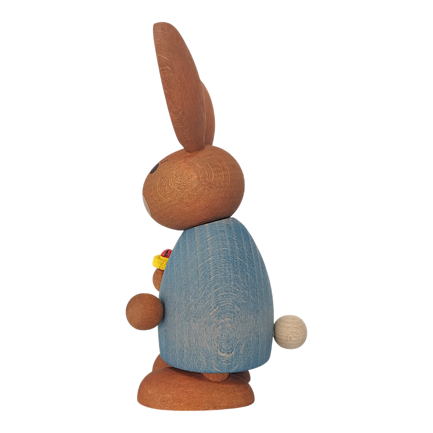 Osterhase mit Blume, stehend