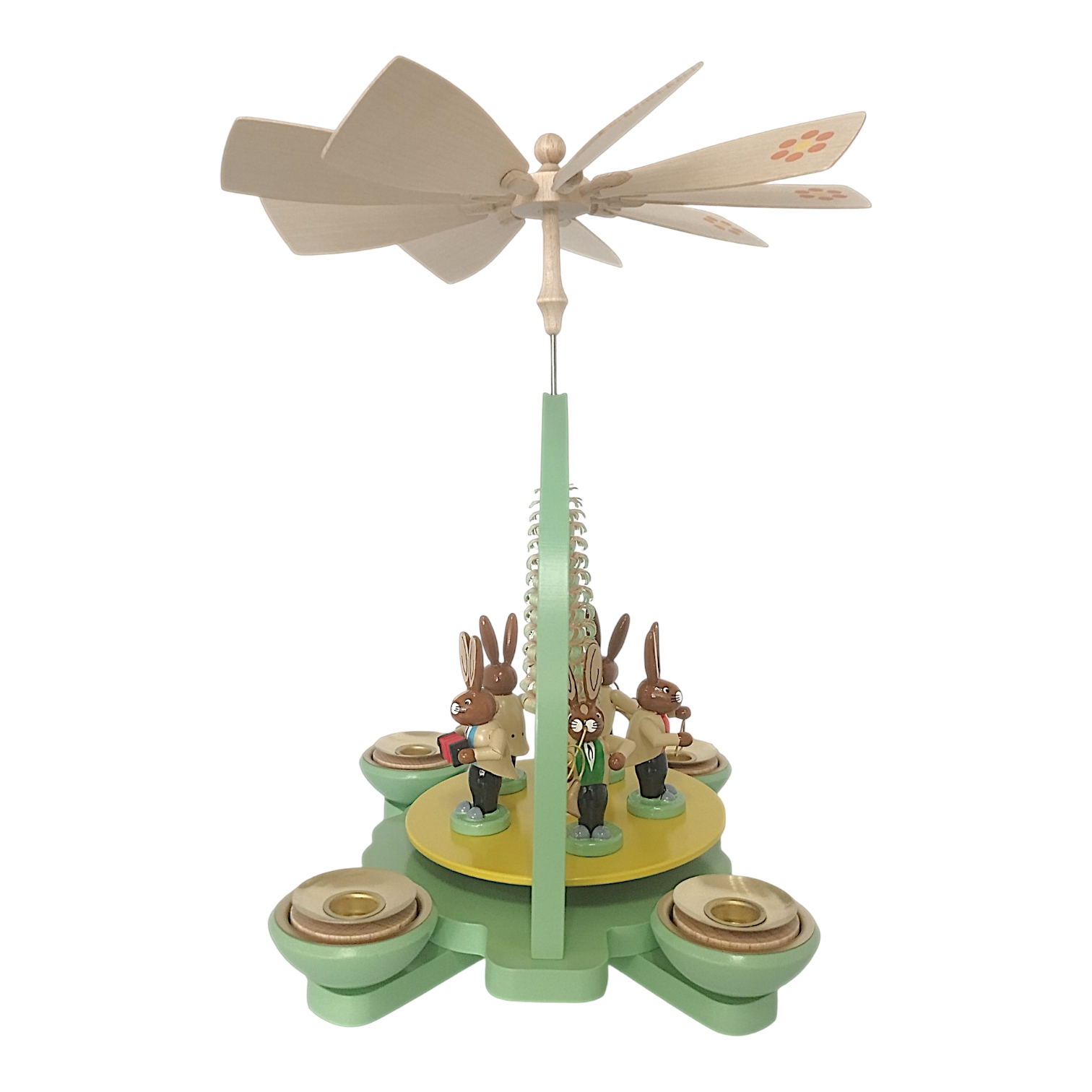 Osterpyramide musizierende Hasen