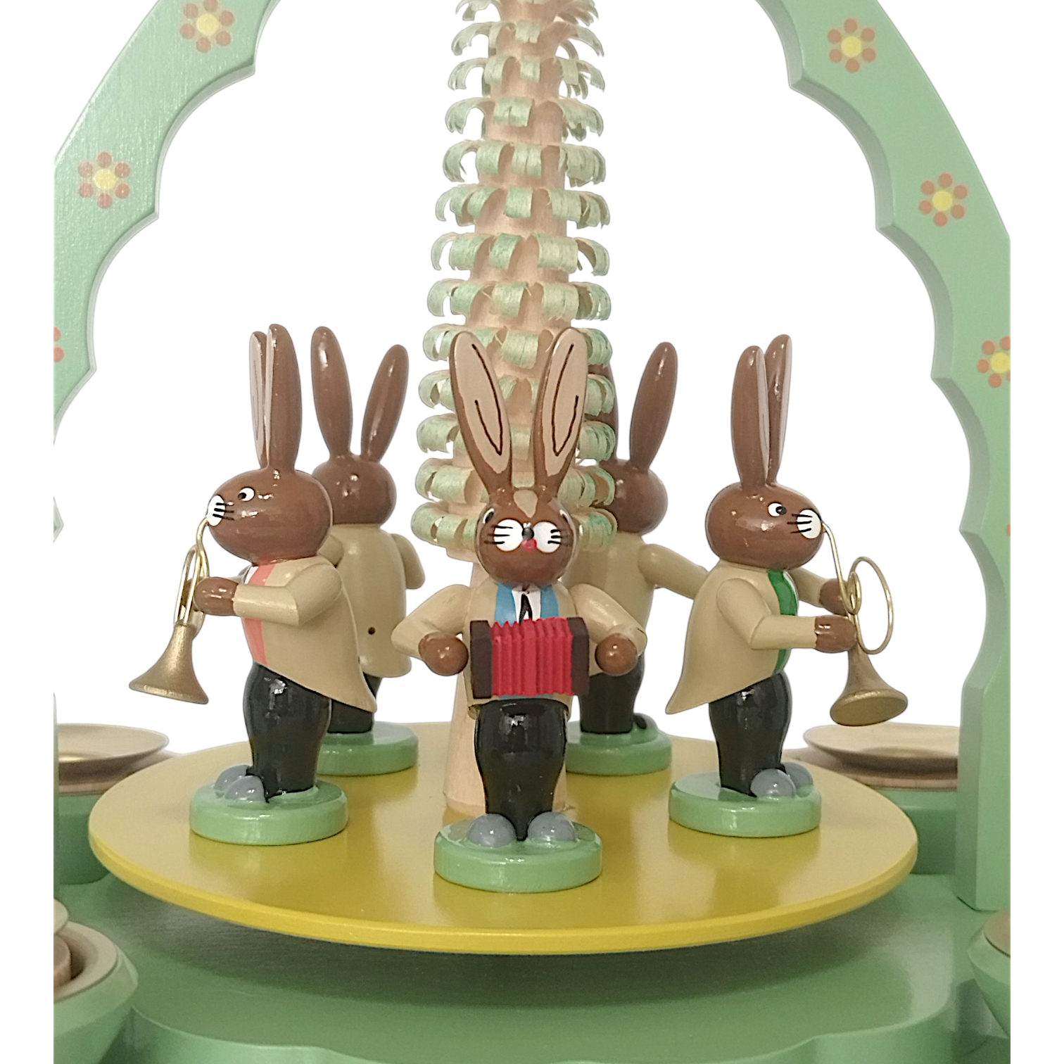 Osterpyramide musizierende Hasen