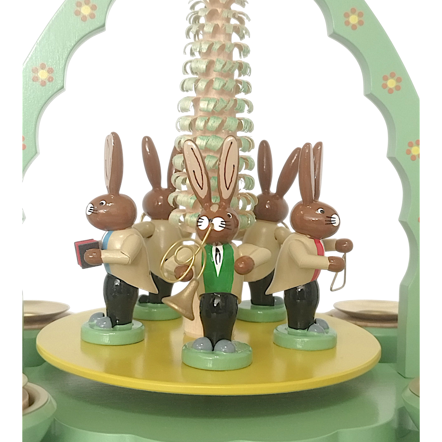 Osterpyramide musizierende Hasen