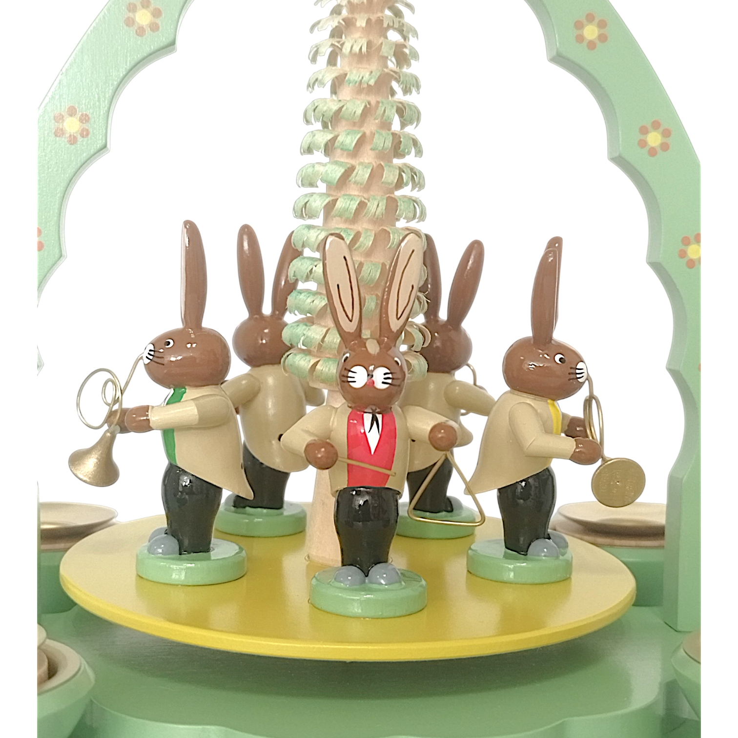 Osterpyramide musizierende Hasen