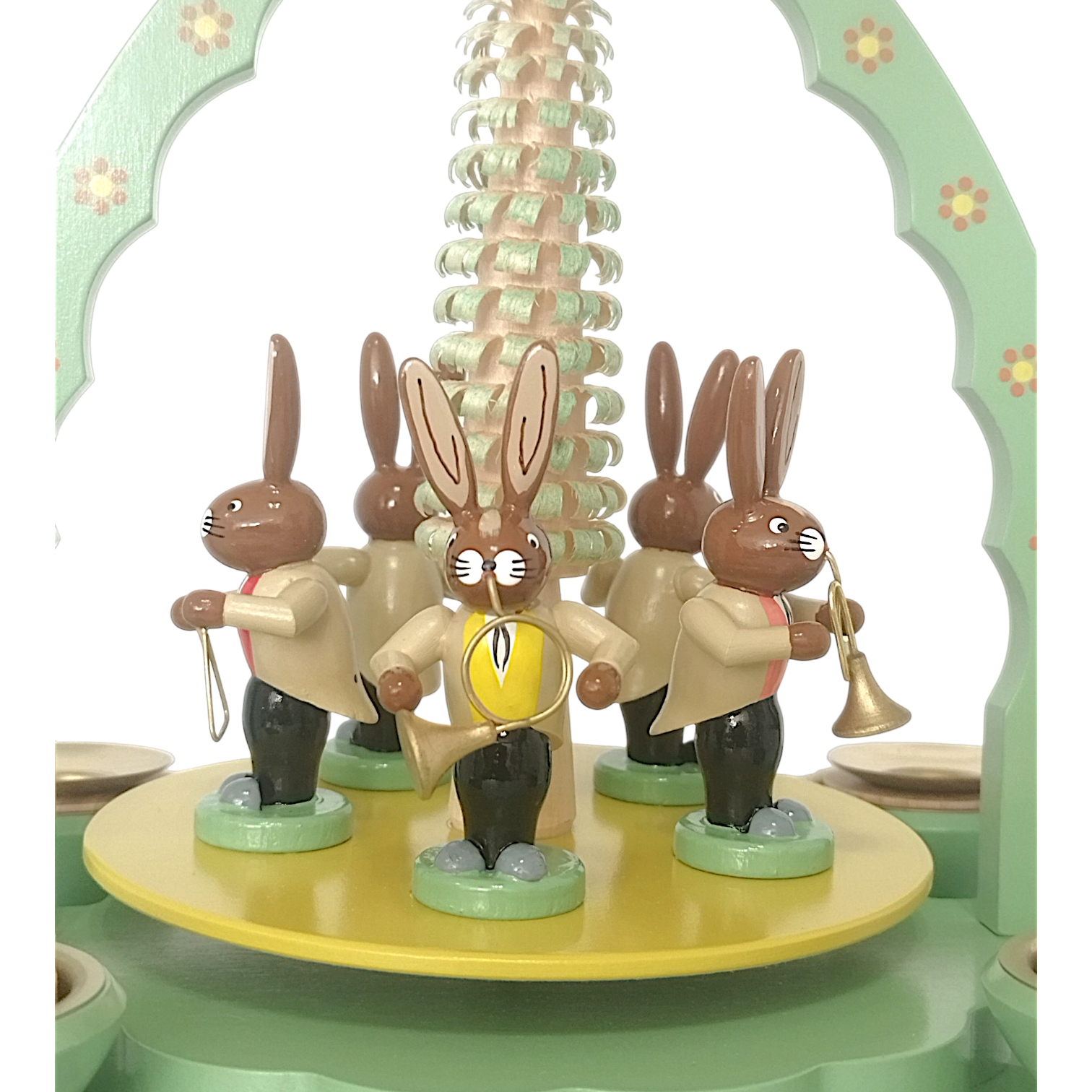 Osterpyramide musizierende Hasen