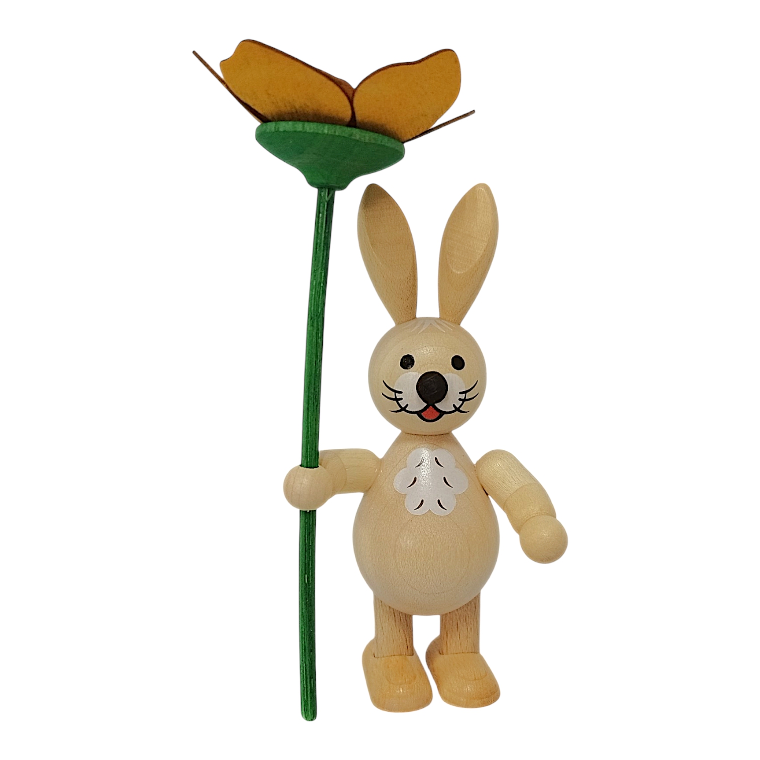 Osterhase mit Blume