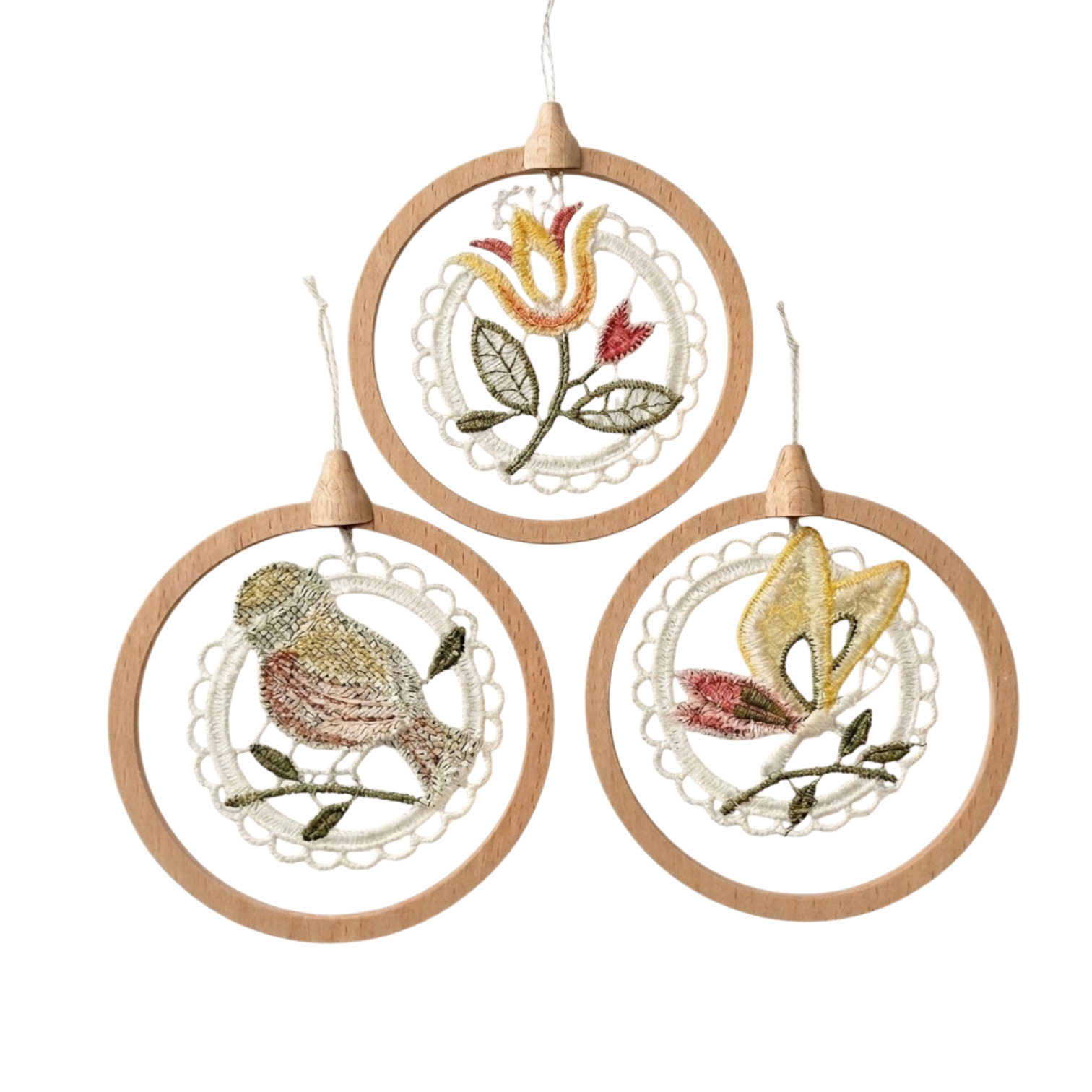 Baumbehang Plauener Spitze Frühling, 6-tlg