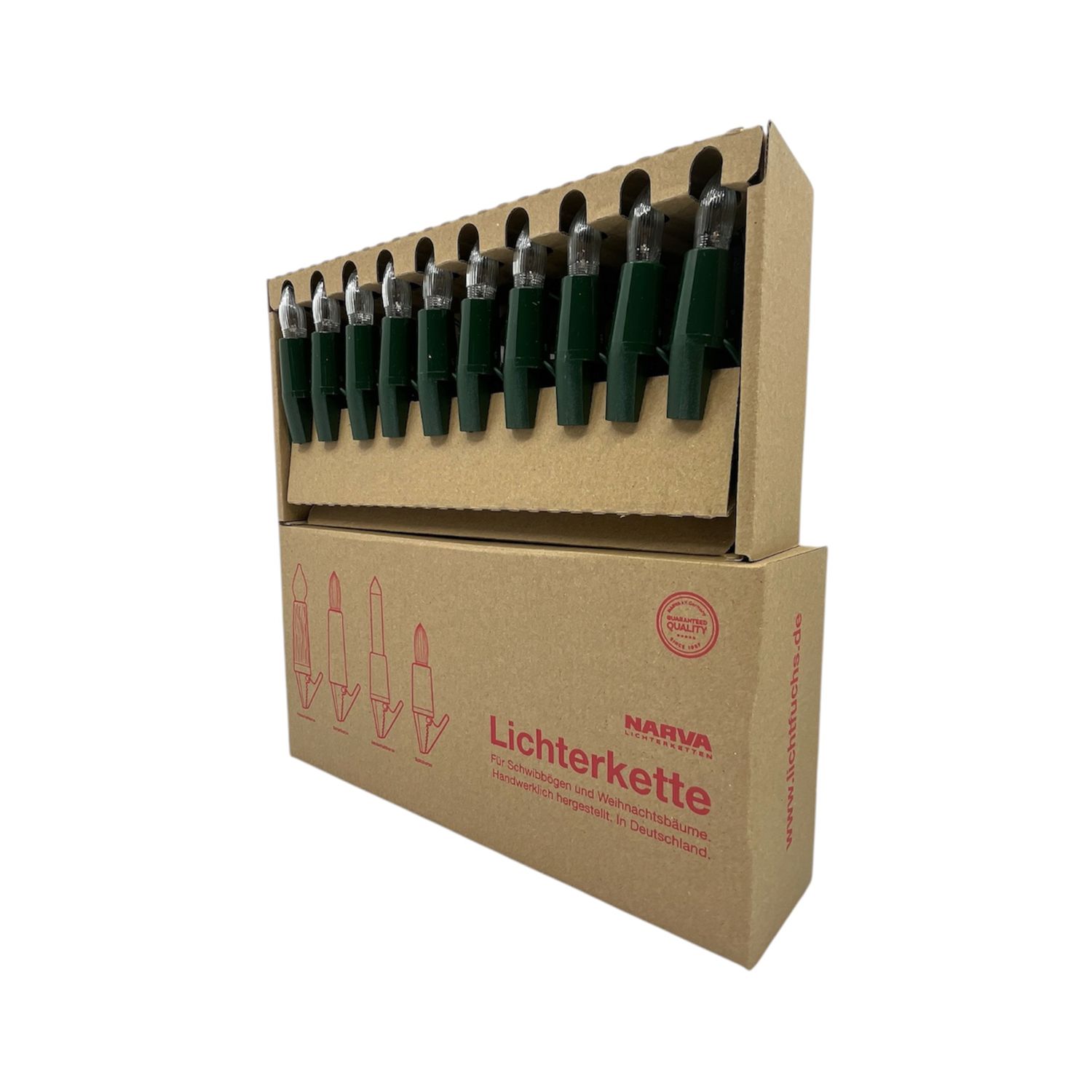 Narva Schwibbogenkette mit 10 Spitzkerzen