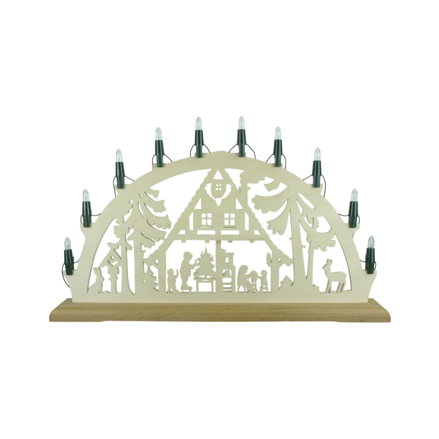 Narva Schwibbogenkette mit 10 Spitzkerzen