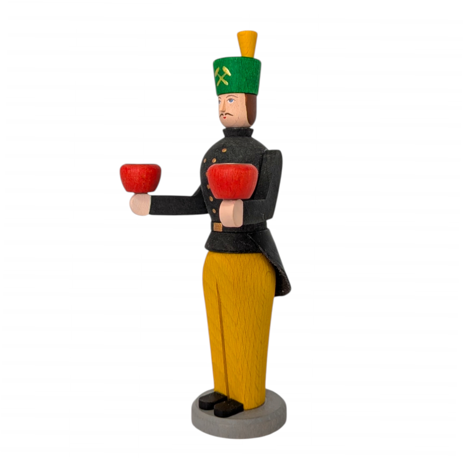 Bergmannleuchter, gelb