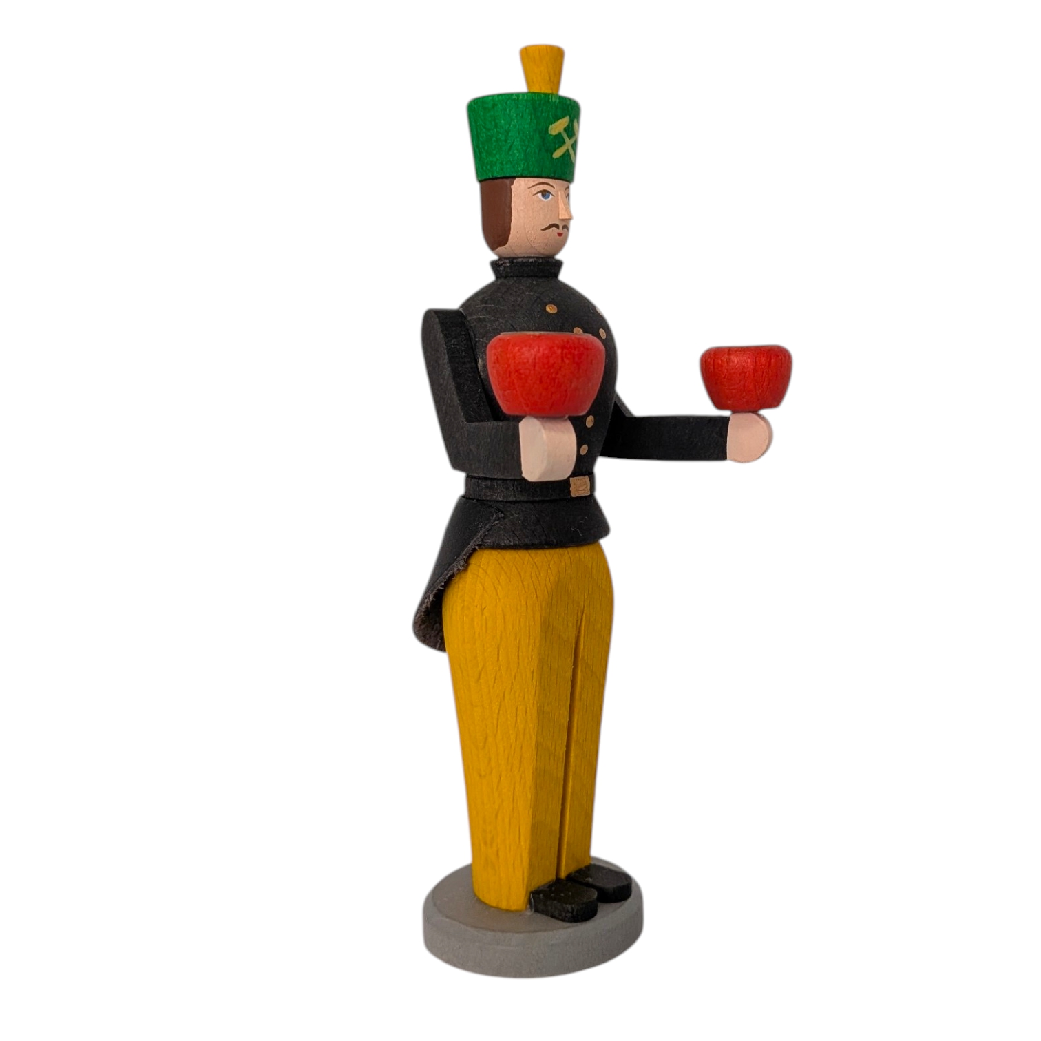 Bergmannleuchter, gelb