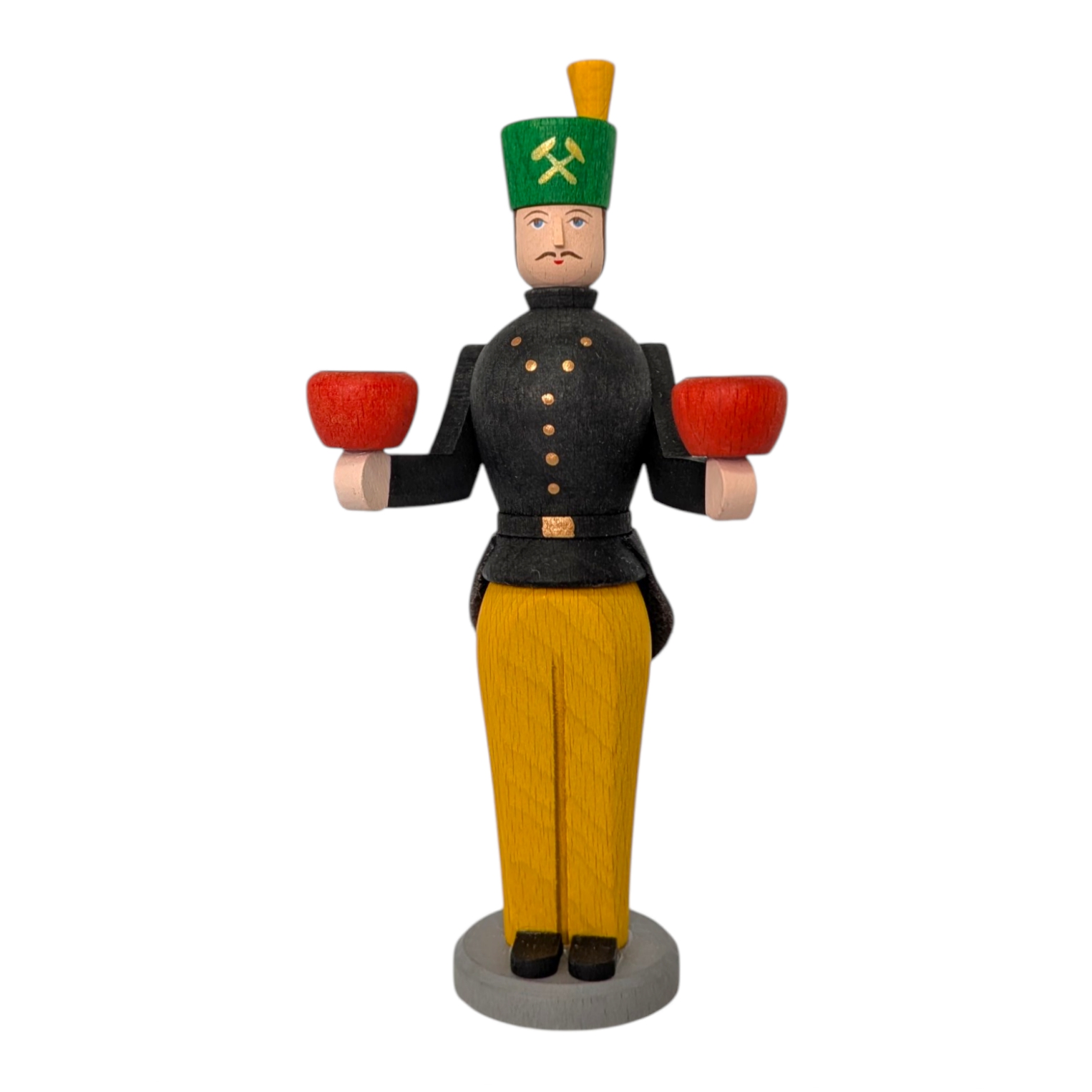 Bergmannleuchter, gelb