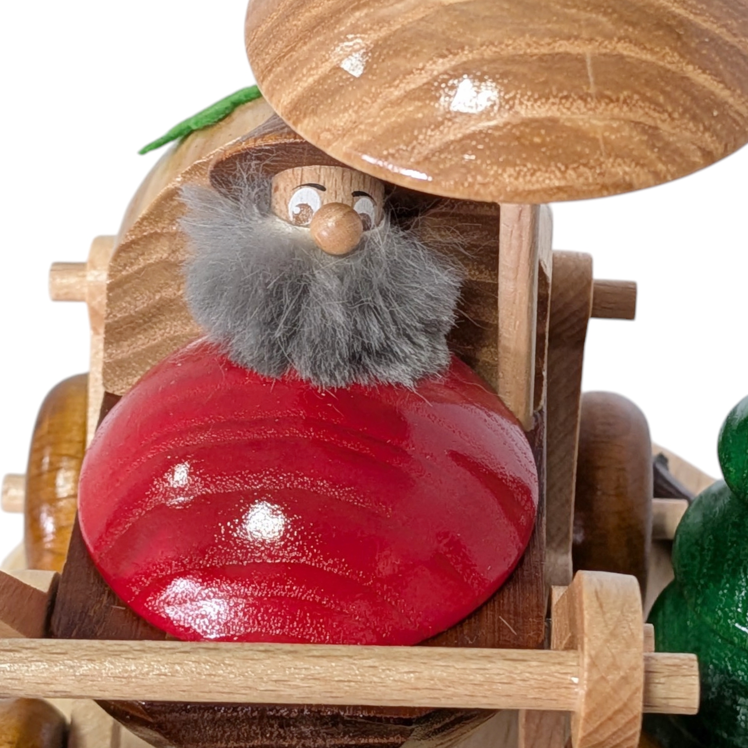 Räucherfigur Wichtelfrau mit Kinderwagen