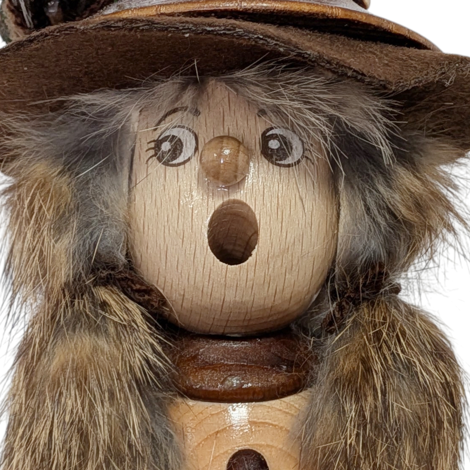 Räucherfigur Wichtelfrau mit Kinderwagen