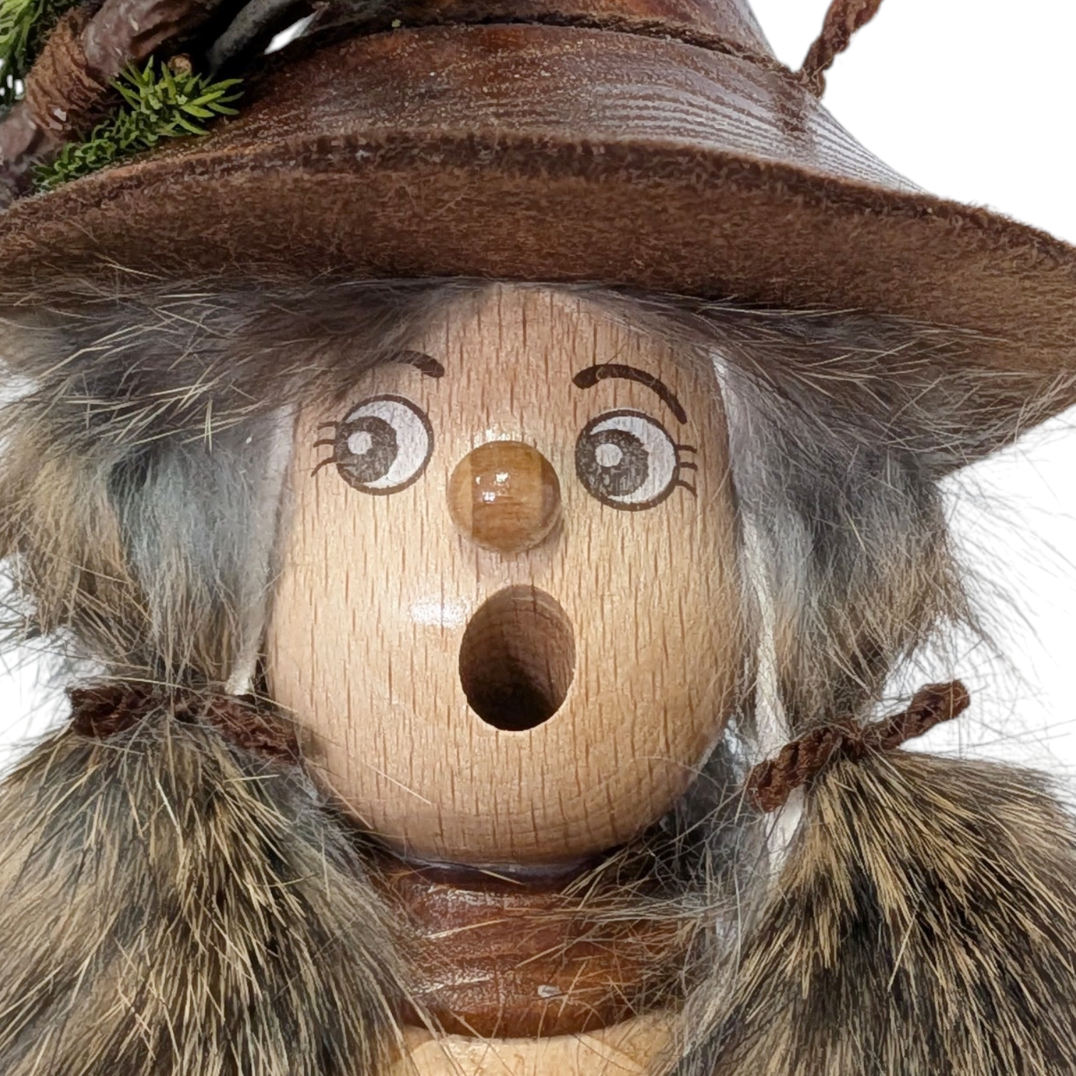 Räucherfigur Wichtelfrau Katzenfreundin