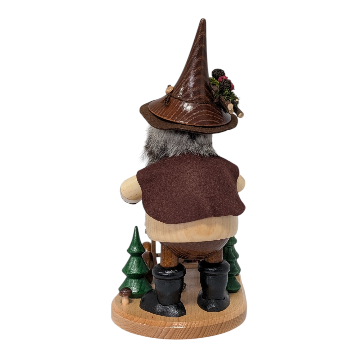 Räucherfigur Waldwichtel mit Kinderwagen