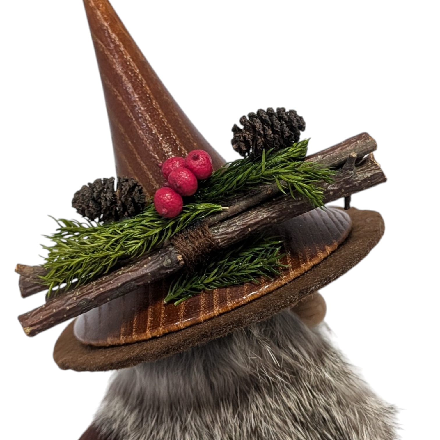 Räucherfigur Waldwichtel mit Kinderwagen