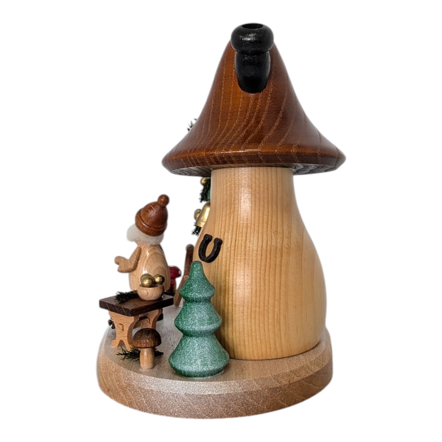 Räucherfigur Pilzhaus Lumi der Baumschmückwichtel