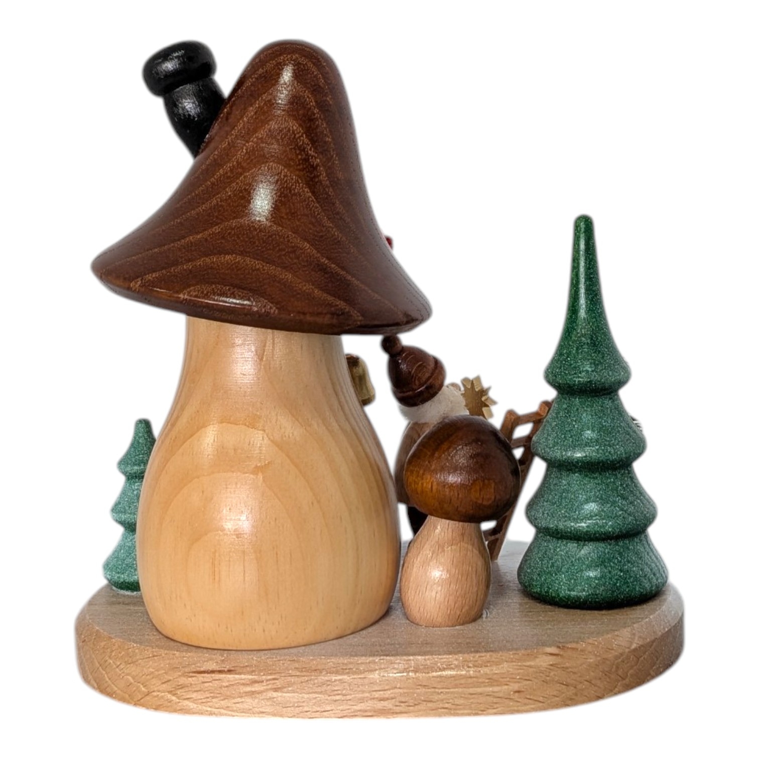 Räucherfigur Pilzhaus Lumi der Baumschmückwichtel