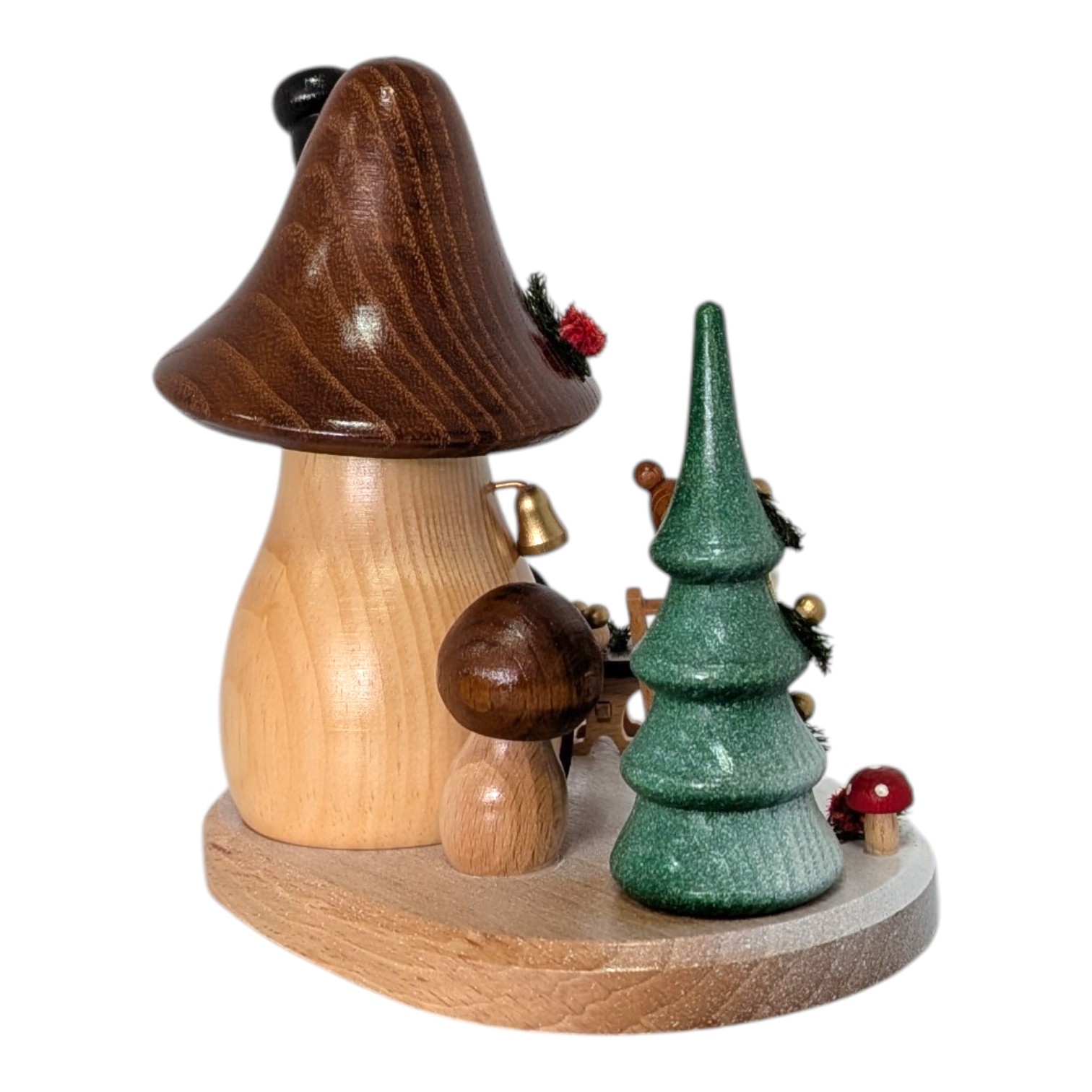 Räucherfigur Pilzhaus Lumi der Baumschmückwichtel